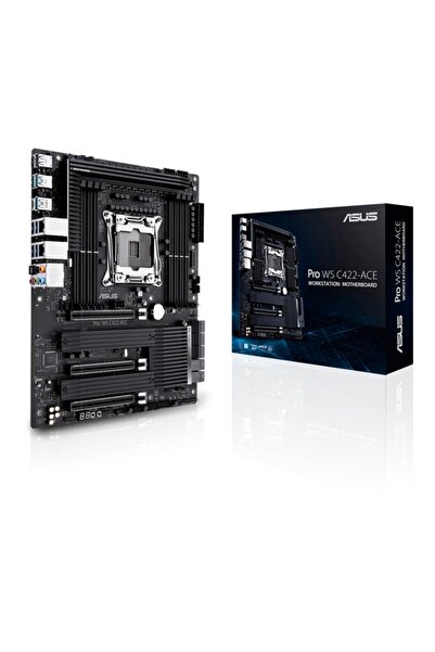 ASUS Pro Ws C422-ace Intel C422 Lga2066 Ddr4 2933 3 X m.2 Usb3.1 Com 2 Adet Lan Atx