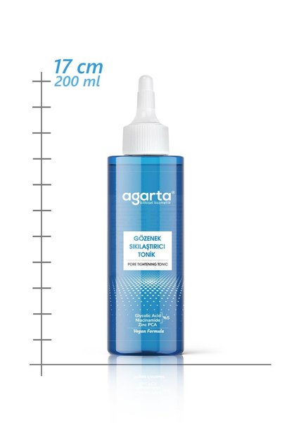 Agarta Pore ​​Tightening Anti-Acne and Pimple Tonic (Combined Skin) Glycolic Acid-Zinc Pca 200ml