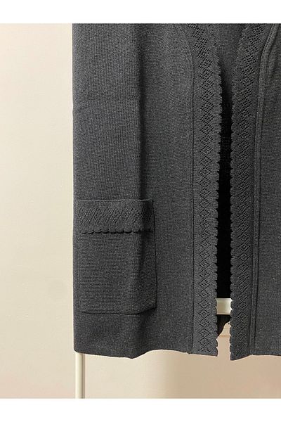 we are the best UYSALİDA Middle Age and Above Mother Knitwear Vest - Buttonless Design