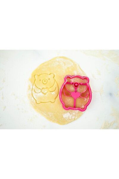 Rapithwin Heart Bear Cookie Mold