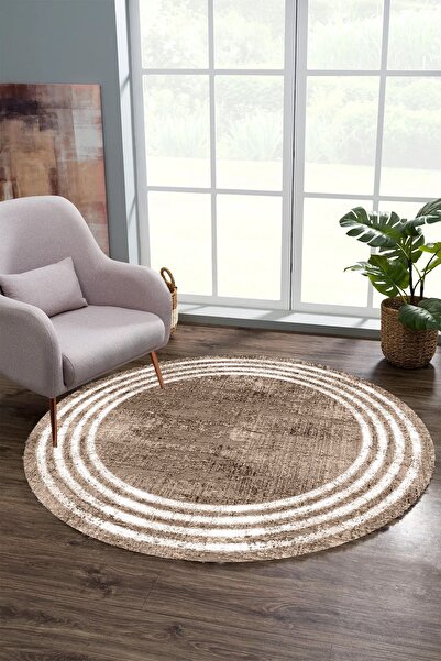 YTR HOME Dijital Baskı Yıkanabilir Kaymaz Taban Dekoratif Salon Mutfak Halısı...