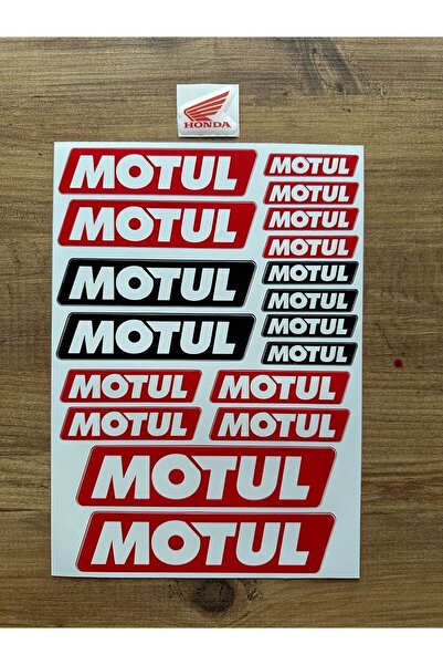 Phoenix MOTUL MOTORSİKLET KASK STİCKER ÇIKARTMA SETİ