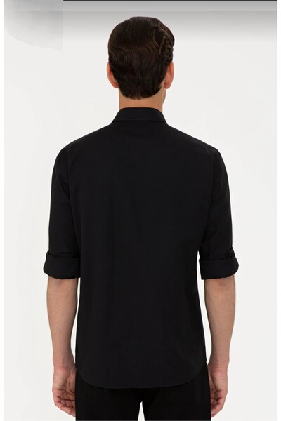 U.S. Polo Assn. Sıyah Erkek Gömlek