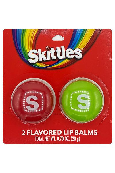 TASTE Beauty Skittles Lip Balm Lip Balm Assorted Pack 2 Pieces