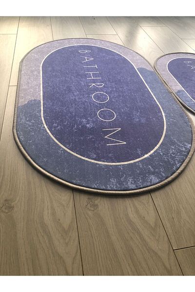YTR HOME Ψηφιακή εκτύπωση Πλενόμενη αντιολισθητική βάση Διακοσμητική ανθεκτική στους λεκέδες Εύκολο καθάρισμα Χαλάκι μπάνιου