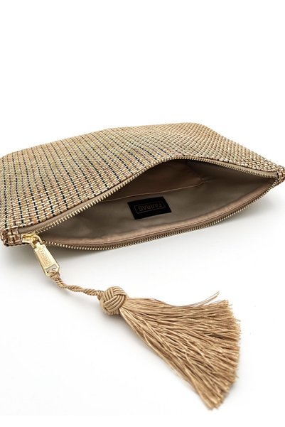 FARBAG Cleopatra Premium Women's Straw Clutch - Portfolio C062203