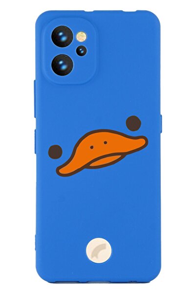 Reeder S19 Max Pro Baskılı ve Kamera Korumalı Mavi Renk Silikon Kılıf