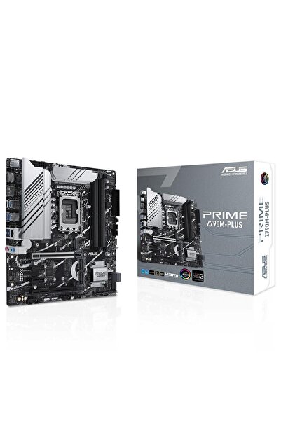 ASUS Prime Z790m-plus 4xddr5 Hdmi/dp 3xm.2 1xglan 1700p (12.GEN 13.GEN) Anakart