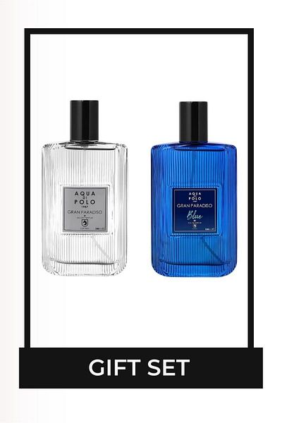 Aqua Di Polo 1987 Aqua di Polo 1987 Gran Paradiso & Blue 100 ml EDP Double Men's Perfume Set STCC021377