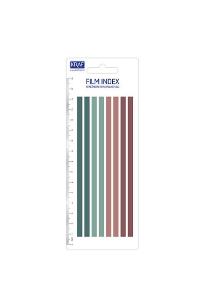 KRAF Morandi Color 85135-2 - 3 Pieces of 8-Color PP Film, 5x135 mm