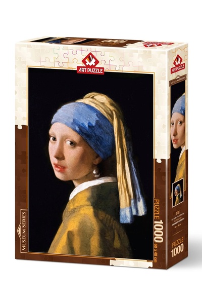 şazenur İnci Küpeli Kız Johannes Vermeer 1000 Parça Art Puzzle 68x48 Cm