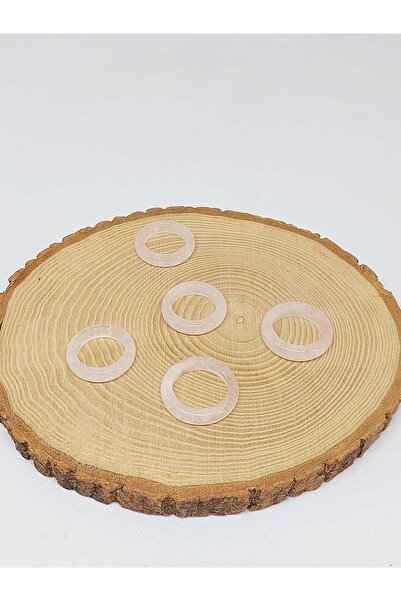 Yasamtohumu Inel cu piatră de cuarț roz, grosime de 6 mm (dimensiune standard) (51512)