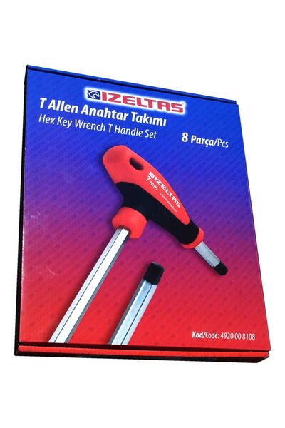 İzeltaş T Tipi Alyan Takımı 8 Li