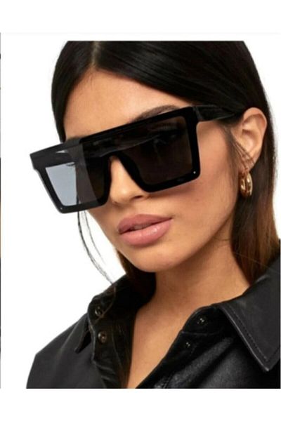 ANDİFLİ Mirrored Large Square Sunglasses
