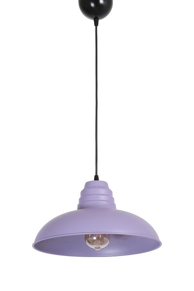 Fer Avize Sydney Modern Design Cafe - Kitchen - Living Room - Hall Lilac Color Single Chandelier