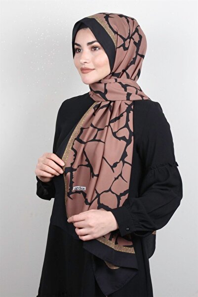 Cardion Medine Desenli Şal 1826-4 Fondöten