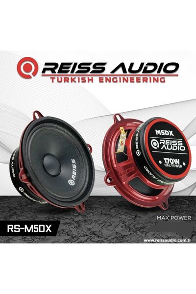 Reiss Rs-M5dx 13 cm Oto Midrange Hoparlör Deprem Serisi Çifti 340wat-120w Rms Aksar