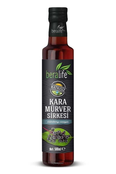 BERALİFE Kara Mürver Sirkesi - 500ml Kara Mürver Sirkesi