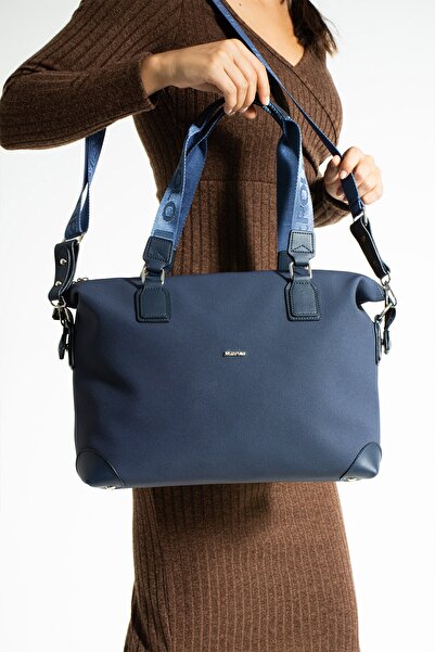 Just Polo Kadın Büyük Boy Spor Model Valiz Boy Uzun Askılı El Omuz Çantası La...