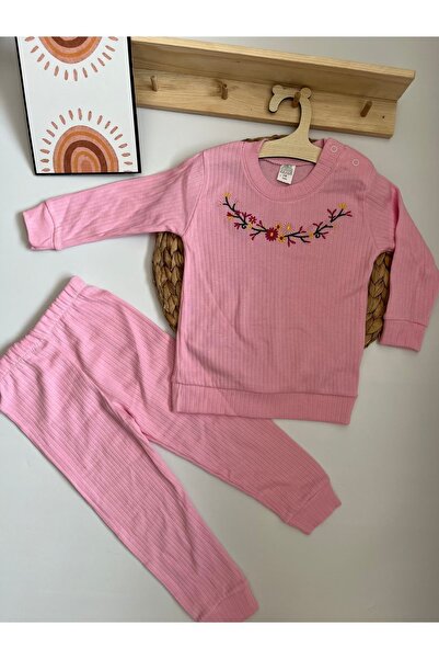 Miraydın Butik Floral Embroidered 2-Piece Seasonal Suit for Baby Boy Girl 100...