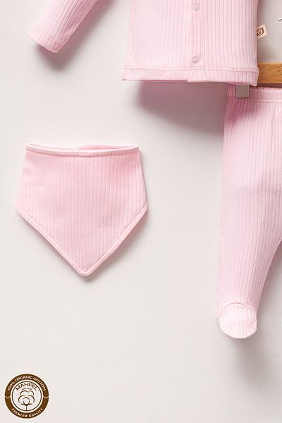 MAHFEL Candy Pink Soft Set of 5 Newborn Baby Hospital Discharge
