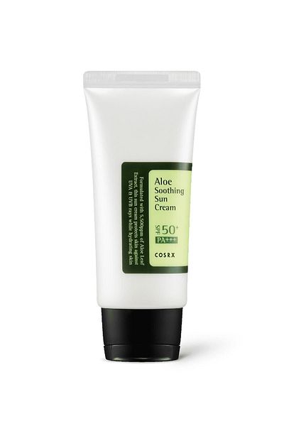 Cosrx Zklidňující opalovací krém Spf50+ s výtažkem z Aloe Vera - Zklidňující opalovací krém Pa+++