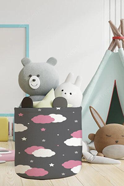 Talia Home Organizator pentru cameră pentru copii și bebeluși cu model de nor...