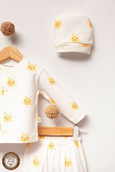 MAHFEL 5-Piece Newborn Baby Hospital Discharge Set - Sun