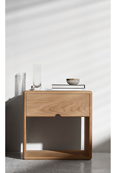 Wildwood atolye Masif çam tek çekmeceli komodin