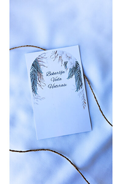 Çikoleyt Design Farewell Souvenir Buckle Card - Bachelorette 9X14Cm 50 Pieces
