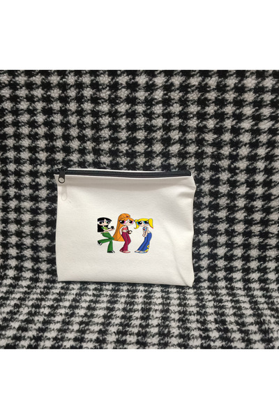 Boom town Passionis Design Duck Makeup Bag - Gabardine, DTF Print, Wallet and...