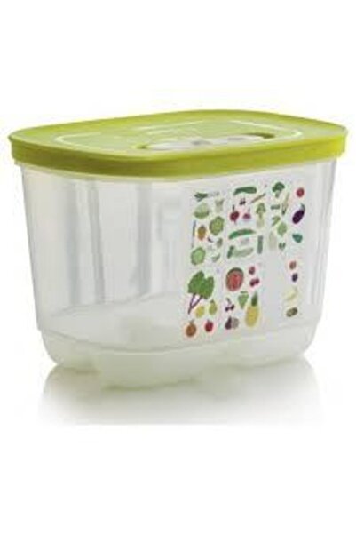 Tupperware حاوية تخزين الخضار والفواكه من سلسلة سيرا بسعة 1.8 لتر. هيكل عالي.