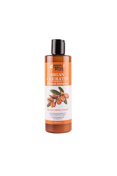 Softto Plus Argan&Keratin Herbal Shampoo 400 ml