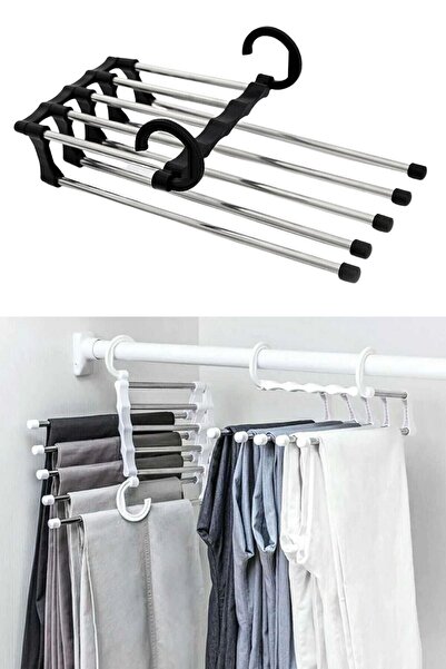 SUBEYU Організатор для штанів і вішалки для краваток - багатошаровий і рухомий