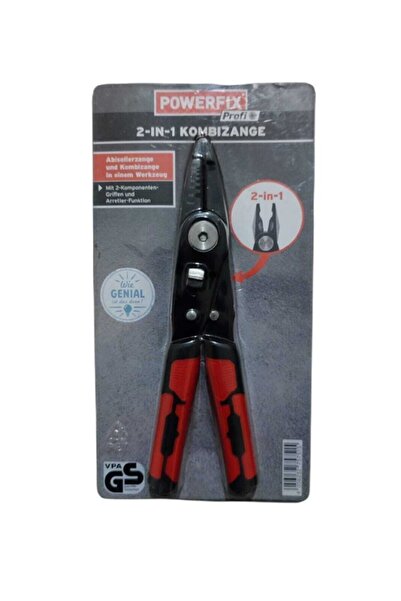 POWERFIX Kablo Soyma Ve Kesme Pensesi 2 In 1