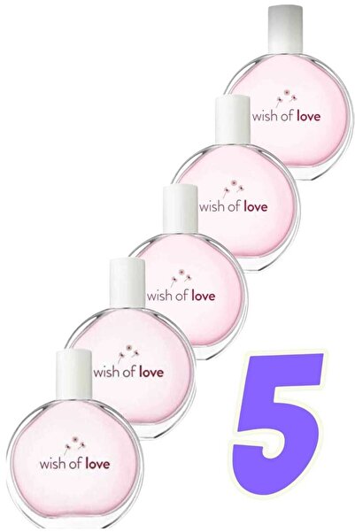 AVON Wish Of Love Edt.50ml.Bayan Parfüm,5 Li.SET