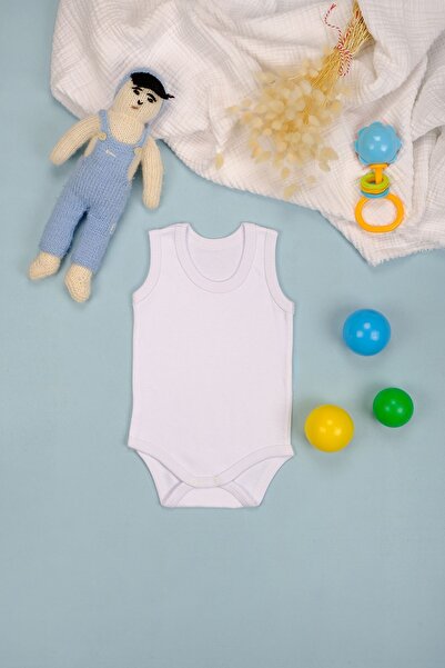 bebetospik Cotton Thick Strap Soft Snap Bodysuit