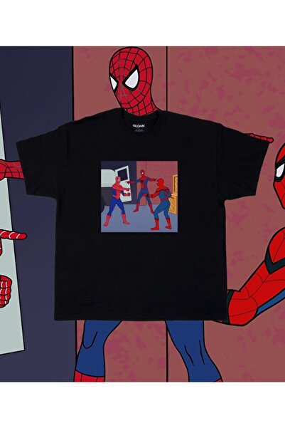 TIMESWASTINGIRL Spiderman No Way Home Pointing Meme Tshirt