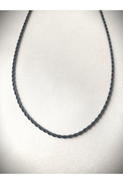 ERKA AKSESUAR Unisex Burgu Zincir Çelik Kolye 3.0 Mm