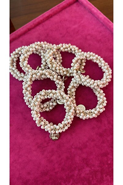 Milena Designer Store Milena Istanbul - Rubber Buckle with Pearls