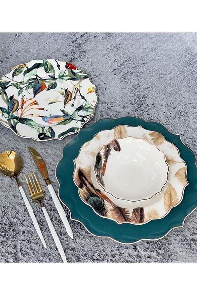 AROW Pink More 24 Parça Yemek Takımı