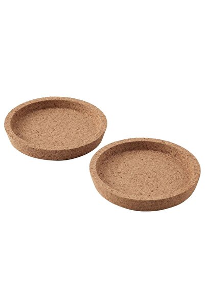 IKEA bardak altlığı, mantar, 10 cm, 8 adet