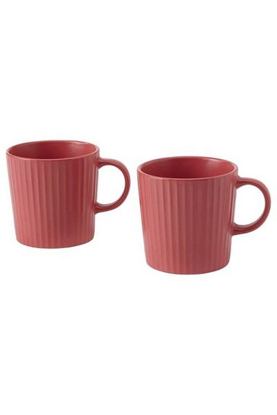 IKEA Kejserlıg 2 Pieces Mug Cup Set Dark Pink 30 Cl