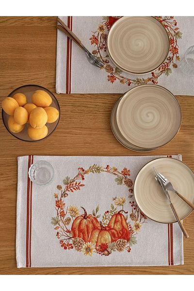 LC Waikiki Lcw Home Patterned Jacquard American Service 2 τεμαχίων 33x50 cm