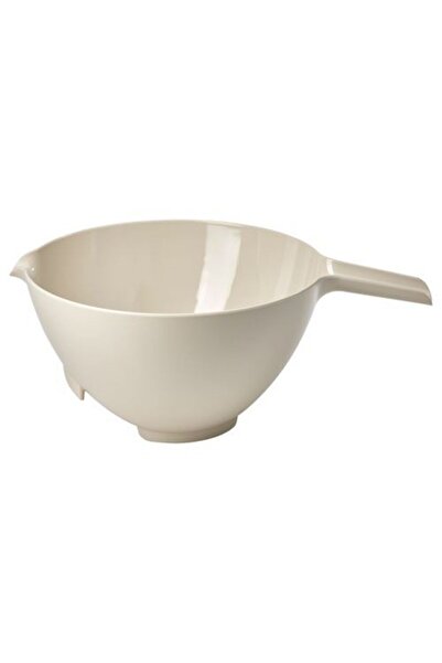 IKEA 3 Litre Karıştırma-çırpma Kabı, Bej Renk Akrilik Plastik