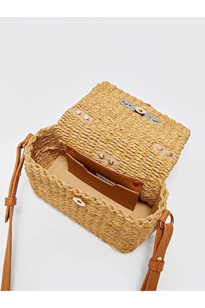 LC Waikiki LCW ACCESSORIES Жіноча сумка через плече з плетеним візерунком