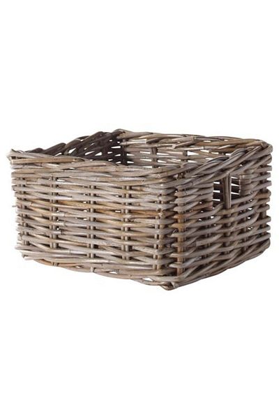 IKEA Hand Woven Basket Wicker 25X29X15 cm Multi-Purpose Wicker Box