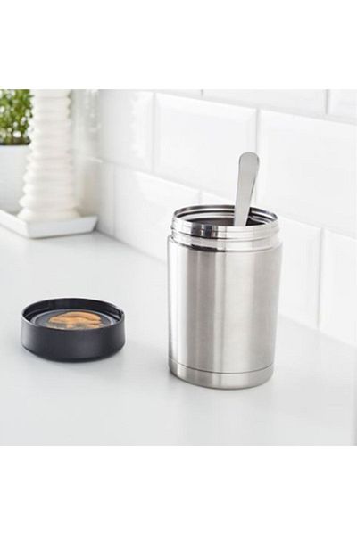IKEA Food Thermos Stainless Steel 0.5 Lt Food Soup Thermos Stainless Steel Thermos