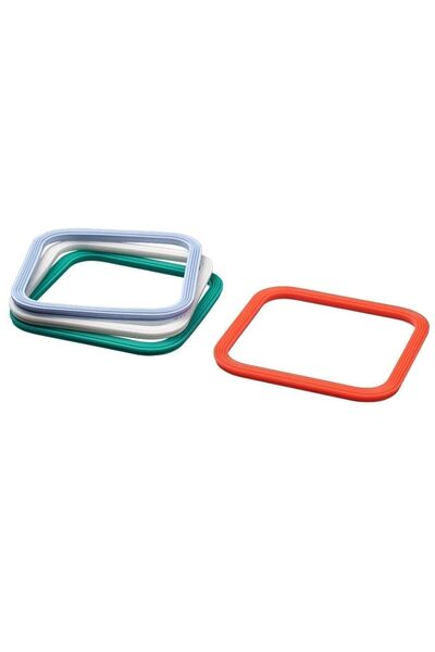 IKEA Saklama Kabı Kapak Contası, Kauçuk Conta, , 4'lü, Kare