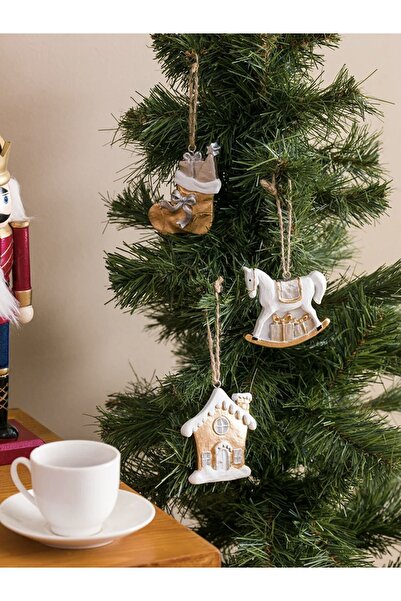 LC Waikiki Home Yılbaşı Temalı 3 ‘lü Ağaç Süsü